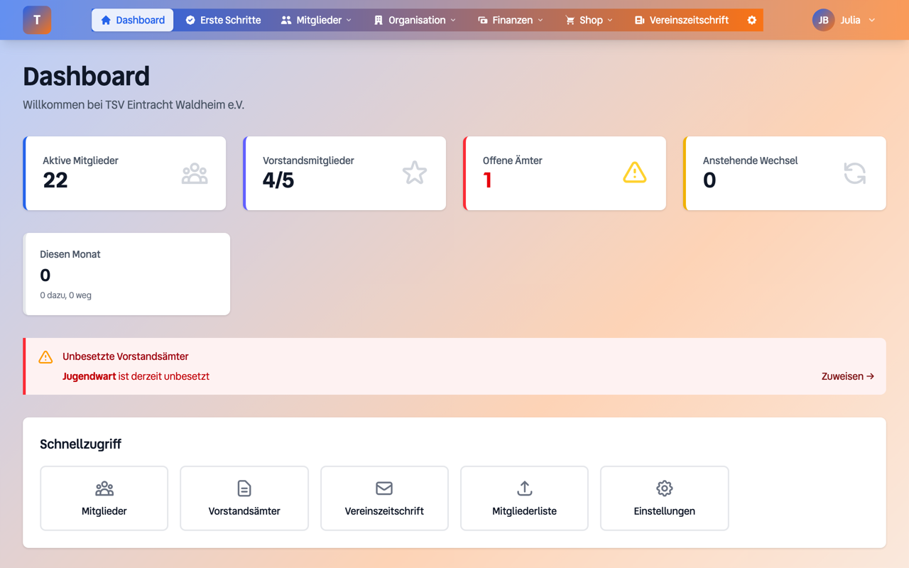 Ledenboek Dashboard